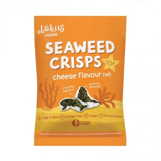 Abakus Seaweed Crisps - Cheese (12x18g)