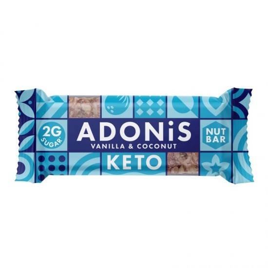 Adonis Keto Bar - Vanilla & Coconut (16x35g)