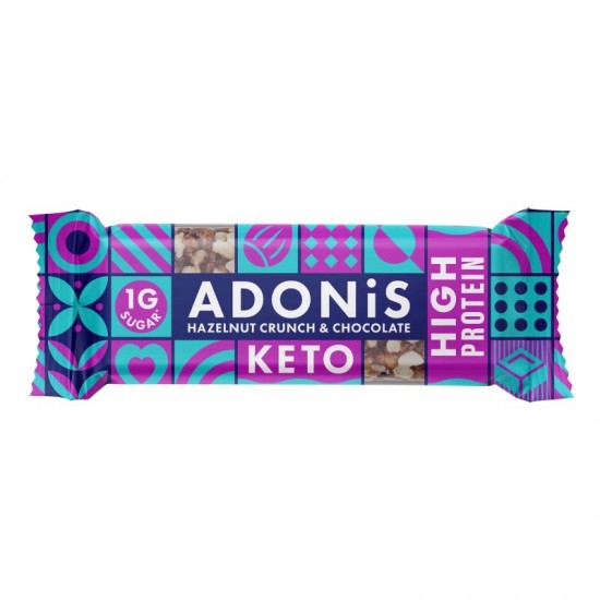 Adonis Protein Bar - Hazelnut Crunch & Cocoa (16x45g)