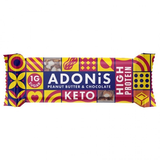 Adonis Protein Bar - Peanut Butter & Cocoa (16x45g)