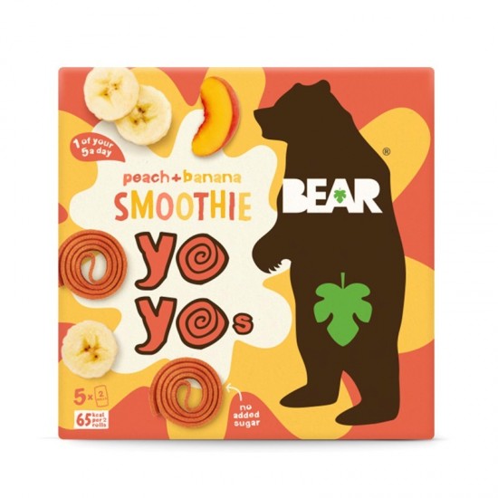 Bear Yoyo Smoothies - Peach & Banana 6x(5x20g)