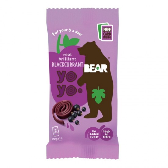 Bear Yo-Yo's - Blackcurrant (18x20g)