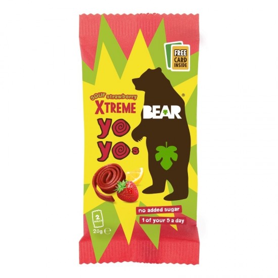 Bear Yo-Yo's Xtreme - Strawberry (18x20g)