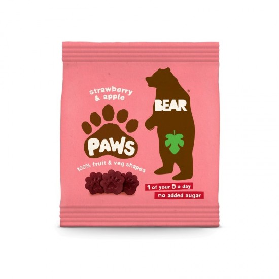 Bear Paws - Strawberry & Apple (18x20g)