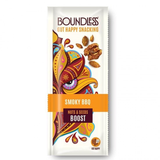 Boundless Nuts & Seeds Boost - Smokey BBQ (16x25g)