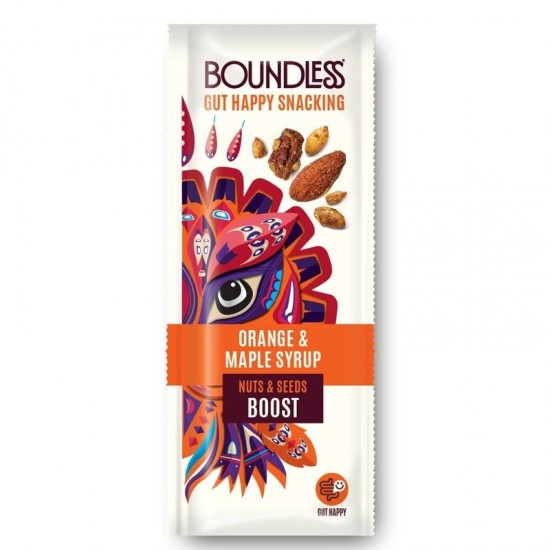 Boundless Nuts & Seeds Boost - Orange & Maple Syrup (16x25g)