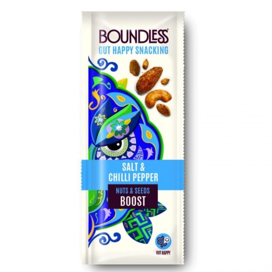 Boundless Nuts & Seeds Boost - Salt & Chilli Pepper (16x25g)