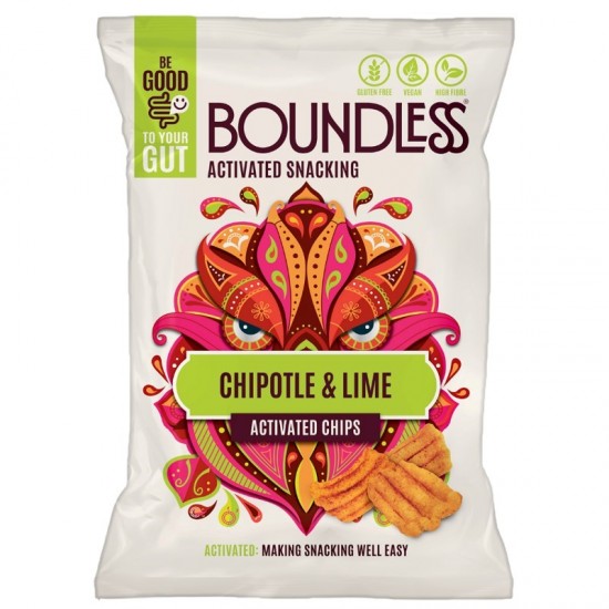 Boundless Activated Chips - Chipotle and Lime (10x80g)