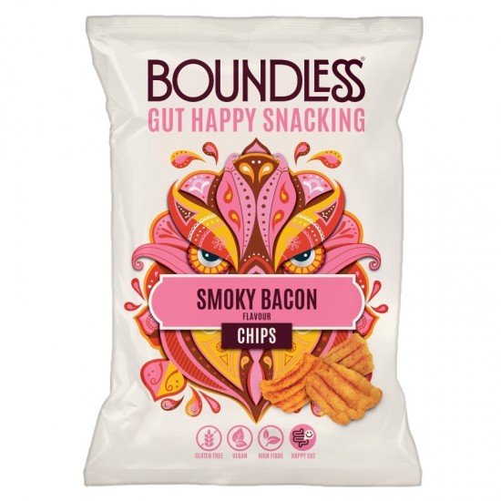 Boundless Chips - Smokey Bacon (10x80g)