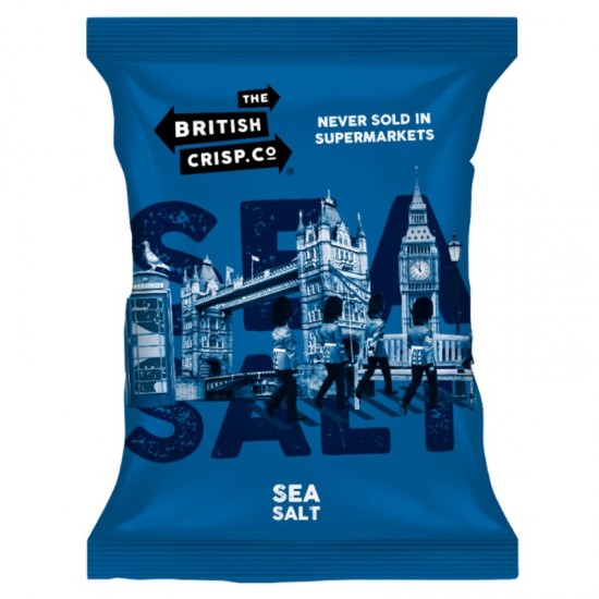 The British Crisp Co. Handcooked Crisps - Sea Salt (36x40g)