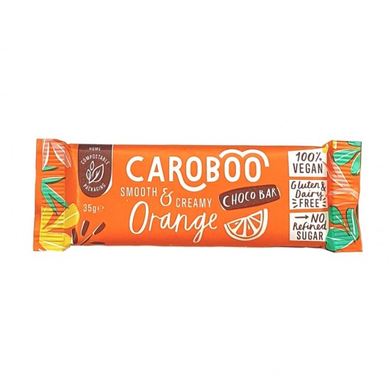 Caroboo Bar - Creamy Orange (20x35g)