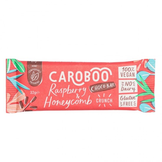 Caroboo Bar - Raspberry & Honeycomb Crunch Chocolate (20x32g)