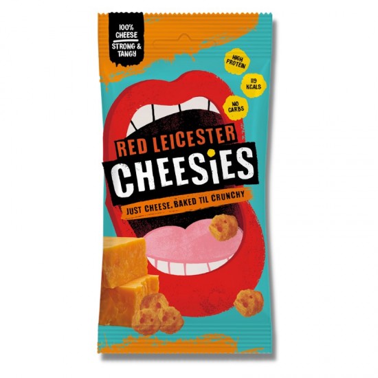 Cheesies Crunchy Popped Cheese - Red Leicester (12x20g)