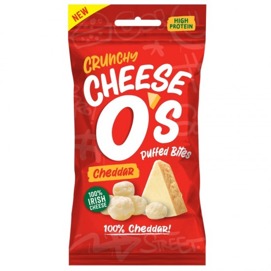 Cheeseo's Crunchy Puffed Cheese - Cheddar (10x25g)