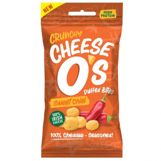 Cheeseo's Crunchy Puffed Cheese - Sweet Chilli (10x25g)