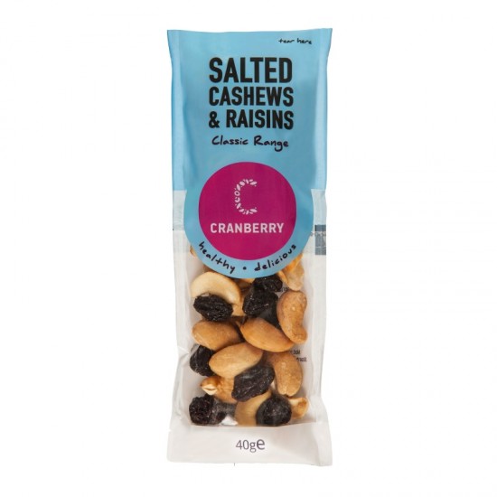 Cranberry Impulse - Cashews & Raisins (24x40g)