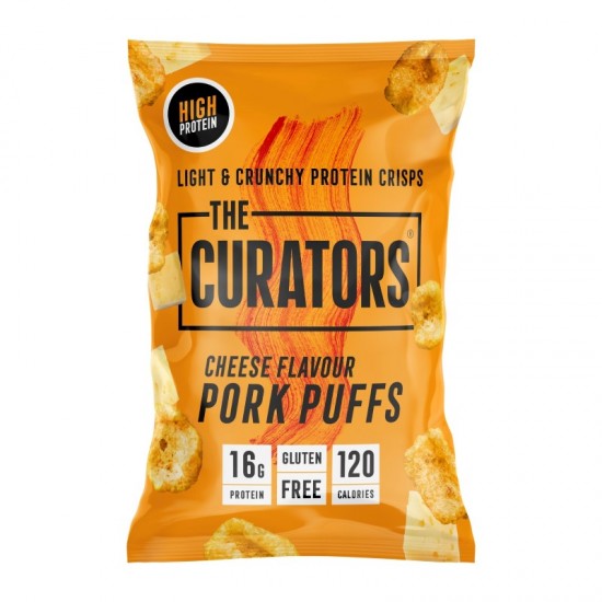 The Curators Pork Puffs - Cheese (24x23g)