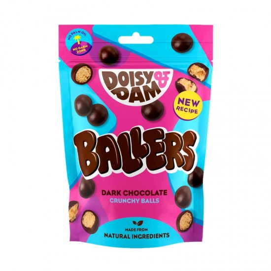 Doisy & Dam Sharing Ballers - Dark Choc (7x75g)