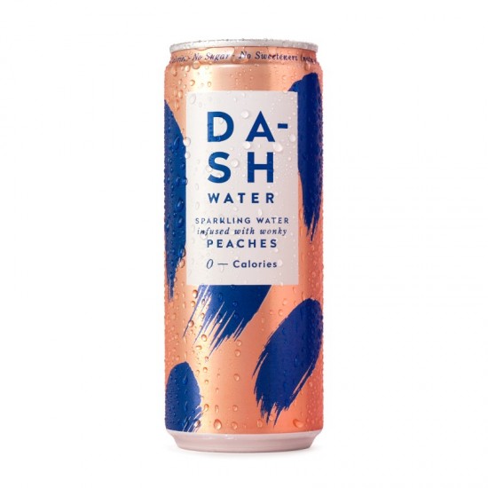 Dash Infused Sparkling Water - Peach (12x330ml)