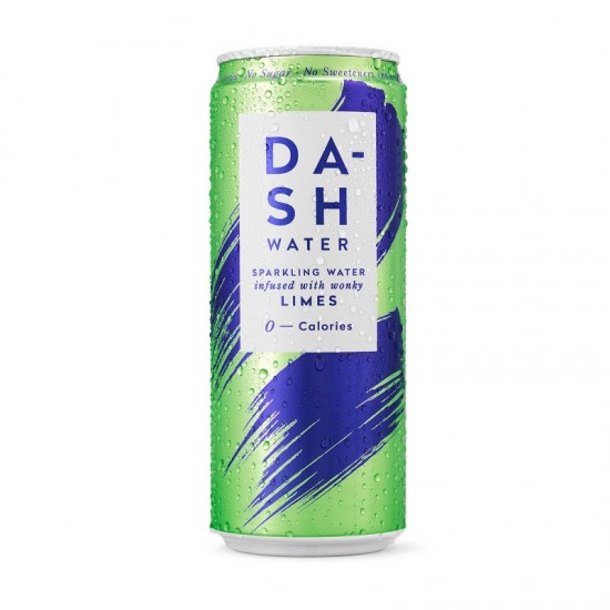 Dash Infused Sparkling Water - Lime (12x330ml)