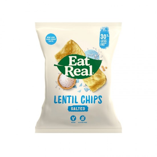 Eat Real Impulse Lentil Chips - Sea Salt (24x22g)