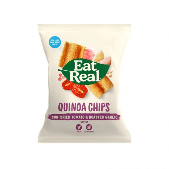 Eat Real Impulse Quinoa Chips - Sundried Tomato & Garlic (24x22g)