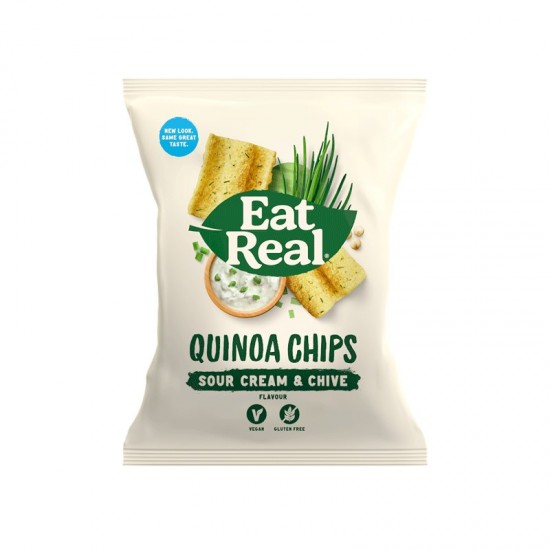 Eat Real Impulse Quinoa Chips - Sour Cream & Chive (24x22g)