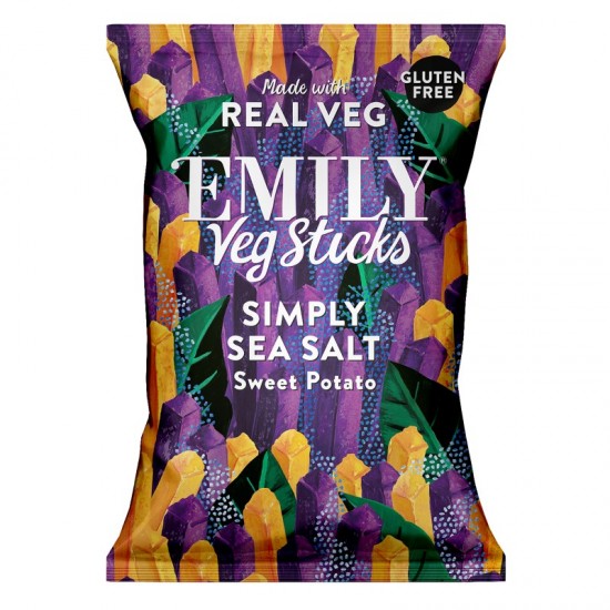 Emily Crisps Sweet Potato Sticks - Sea Salt (12x35g)