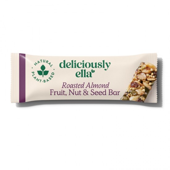 Deliciously Ella Fruit Bar - Roasted Almond Fruit, Nut & Seed (12x40g)