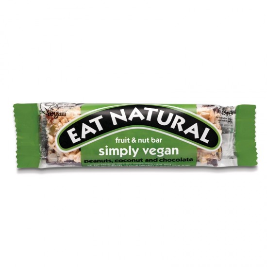 Eat Natural Fruit & Nut Bar - Peanuts, Coconut & Chocolate (12x45g)