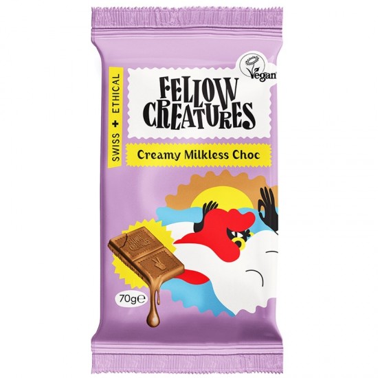 Fellow Creatures Bar - Creamy Milkless Choc (10x70g)