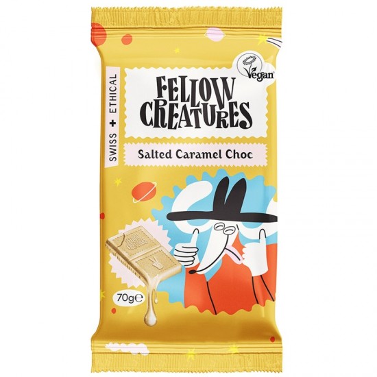 Fellow Creatures Bar - Salted Caramel Choc (10x70g)