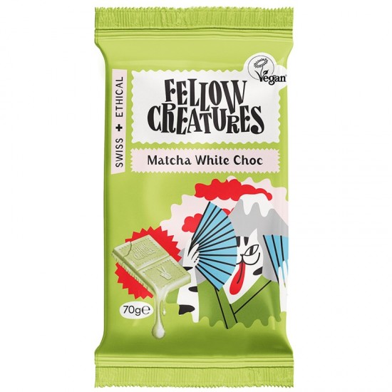 Fellow Creatures Bar - Matcha White Choc (10x70g)