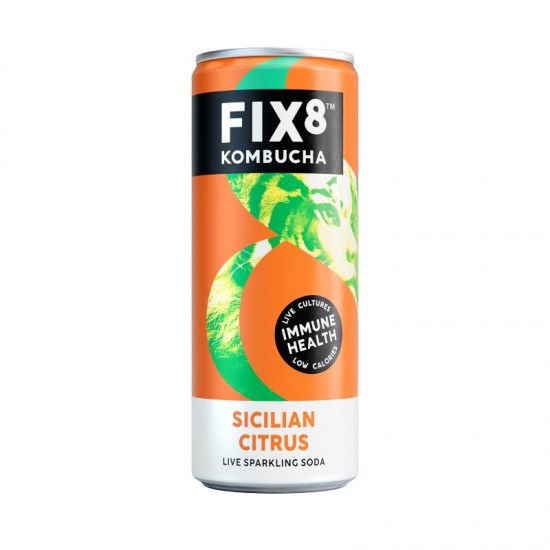 Fix8 Kombucha - Sicilian Citrus (12x250ml)