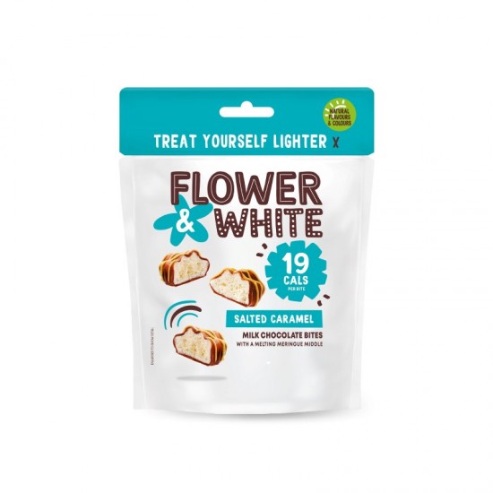 Flower & White Meringue Bites - Salted Caramel (6x75g)