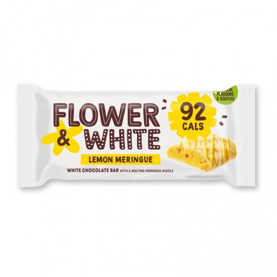 Flower & White Meringue Bar - Lemon Meringue (12x20g)