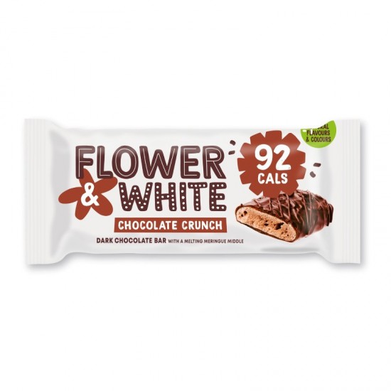 Flower & White Meringue Bar - Chocolate Crunch (12x20g)