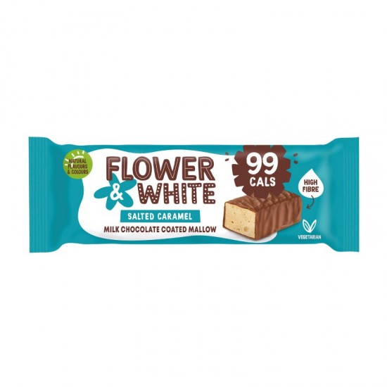 Flower & White Mallow Bar - Chocolate Covered Salted Caramel (15x30g)