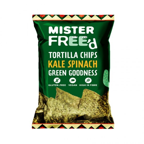 Mister Free'd Sharing Tortilla Chips - Kale Spinach (12x135g)