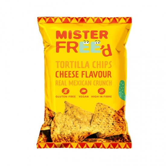 Mister Free'd Sharing Tortilla Chips - Vegan Cheese (12x135g)