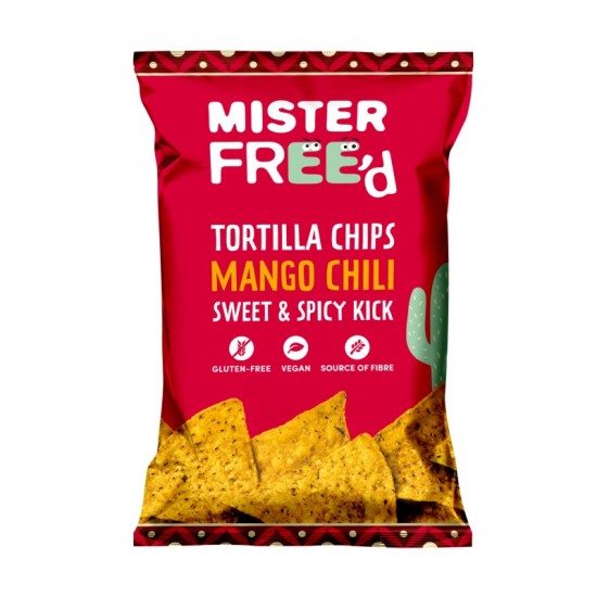 Mister Free'd Sharing Tortilla Chips - Mango (12x135g)