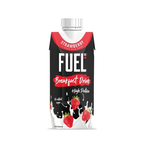 FUEL10K Milk Drink - Strawberry Breakfast (8x330ml)