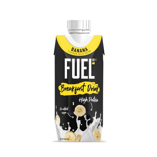 FUEL10K Milk Drink - Banana Breakfast (8x330ml)