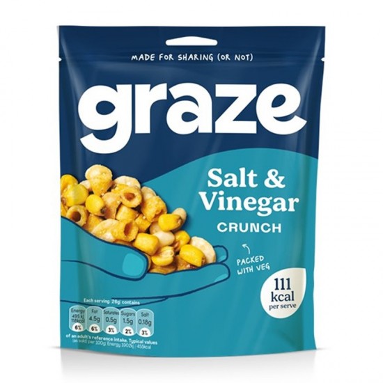 Graze Sharing - Salt & Vinegar Crunch (6x100g)