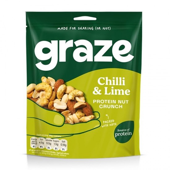 Graze Sharing - Punchy Chilli & Lime Protein Power (6x100g)