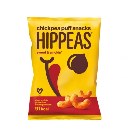 Hippeas Chickpea Puffs - Sweet & Smokin (24x22g)