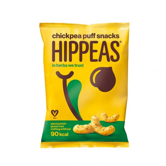 Hippeas Chickpea Puffs - In Herbs we Trust (24x22g)