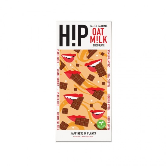 HiP Chocolate Bar - Salted Caramel (12x70g)