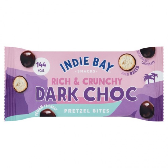 Indie Bay Pretzel Bites - Spelt & Dark Chocolate (14x31g)