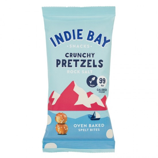 Indie Bay Pretzel Bites - Spelt with Rock Salt (14x26g)